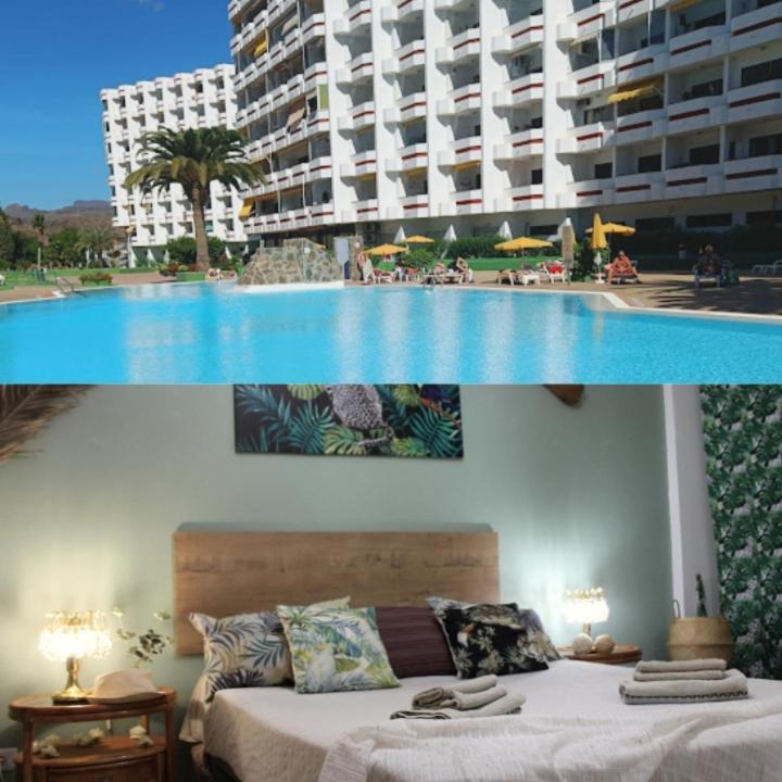 Agaete Park Tropical Style Lejlighed Playa del Inglés Eksteriør billede