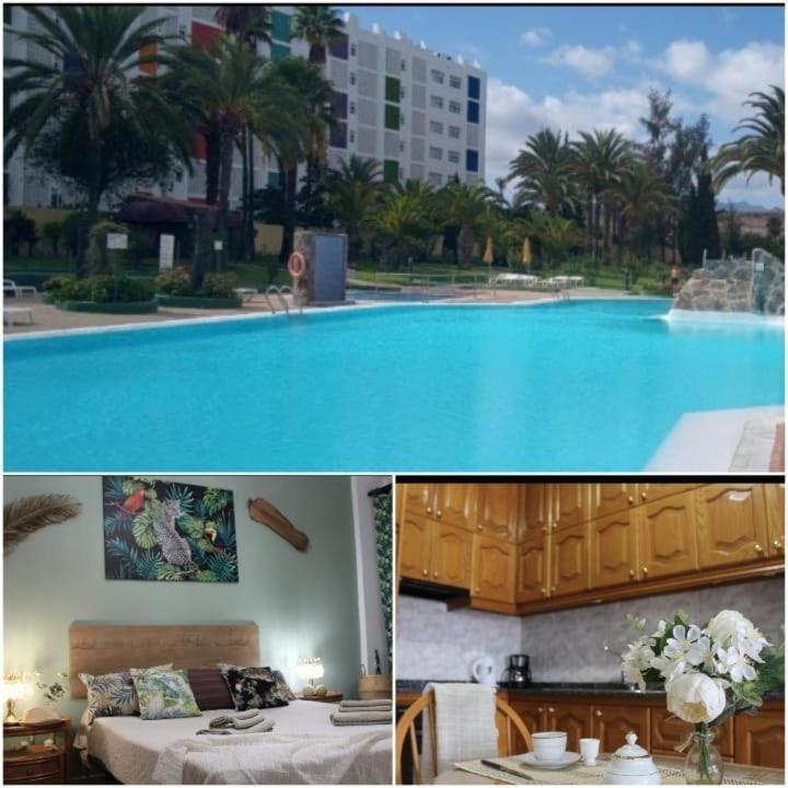 Agaete Park Tropical Style Lejlighed Playa del Inglés Eksteriør billede